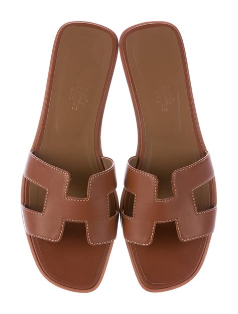 hermes sliders women